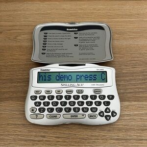 Franklin Spelling Ace Silver With Thesaurus SA-206S